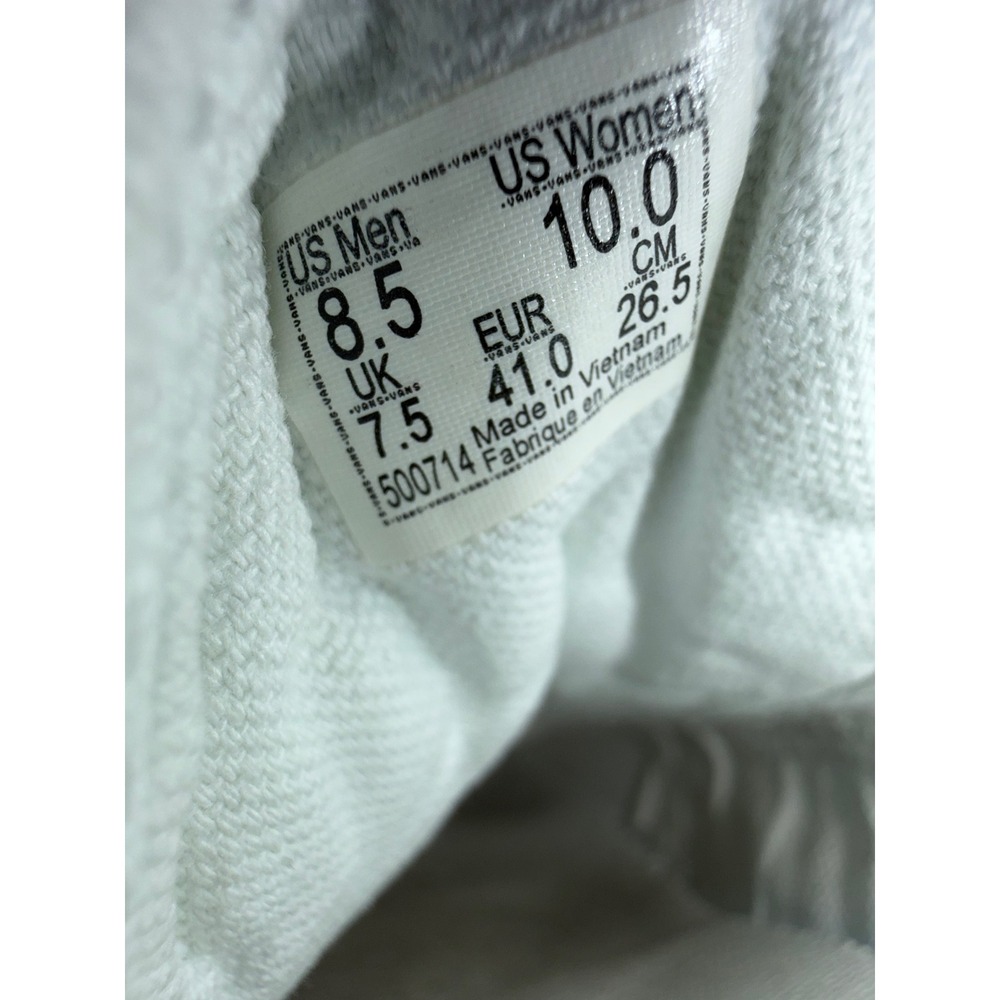 Vans Old Skool Off The Wall Logos White Gradient Sneakers Men's 8.5 Women's 10 - Picture 11 of 11